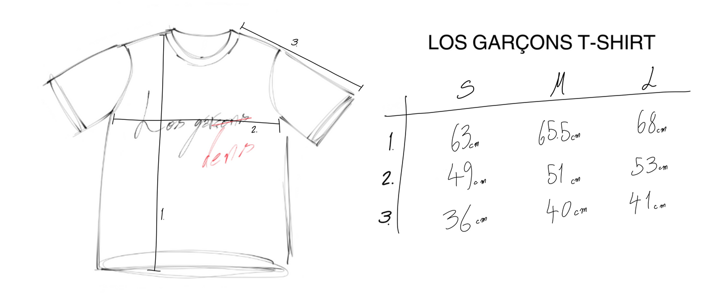 Los GARÇONS T-SHIRT